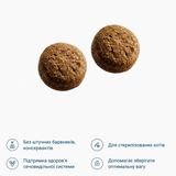 Сухий корм для стерилізованих котів зі смаком ягня